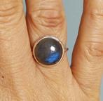 zilveren ring met natuurlijke Labradoriet steen zilver 925, Nieuw, Blauw, Met edelsteen, Dame