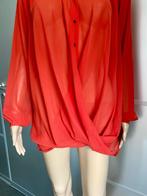 i168 Superstar maat 36/38=S/M lange blouse top tuniek rood, Ophalen of Verzenden, Zo goed als nieuw, Maat 36 (S), Rood