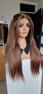 Basic Lace Pruik: Donker Bruin , Gemêleerd, Vol!, Ophalen of Verzenden, Nieuw, Pruik of Haarverlenging