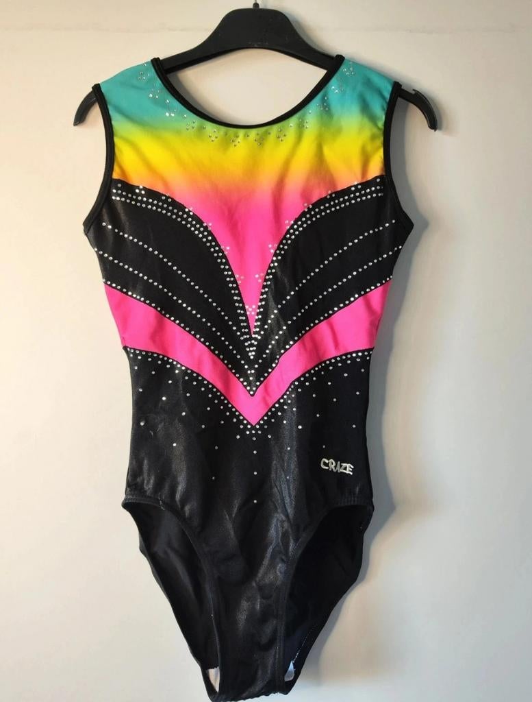 Craze | turnpakje | maat S/36, Sport en Fitness, Zwart, Ophalen of Verzenden, Zo goed als nieuw, Turnpak(je)