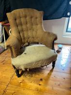 Antieke stoel /napoleon lll/antieke fauteuil, Huis en Inrichting, Stoelen, Ophalen, Zo goed als nieuw, Bruin, Eén