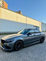 Mercedes-Benz C63 S AMG Uniek exemplaar AMG-GRIJS- PANO-KERA, Auto's, Automaat, USB, Achterwielaandrijving, 8 cilinders