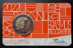 2 Euro 2022 Nederland Erasmus coincard, Postzegels en Munten, Munten | Nederland, Ophalen of Verzenden, Losse munt