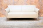 Als NIEUW! zandkleurige leren Leolux Mayon designbank (2st), Leolux, Leolux, Design, 150 tot 200 cm