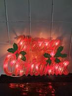 Originele retro vintage Kerstversiering  met verlichting, Ophalen of Verzenden, Zo goed als nieuw