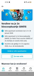 2de bioscoopkaartje gratis AH te ruil., Albert Heijn, Ophalen of Verzenden