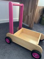 Leuke Van Dijk loopkar van hout, Ophalen, Zo goed als nieuw, Overige typen, Met wieltjes