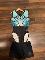 Sparkle&Dreams turnpakje Zara mouwloos AME, Sport en Fitness, Turnen, Blauw, Ophalen of Verzenden, Zo goed als nieuw, Turnpak(je)