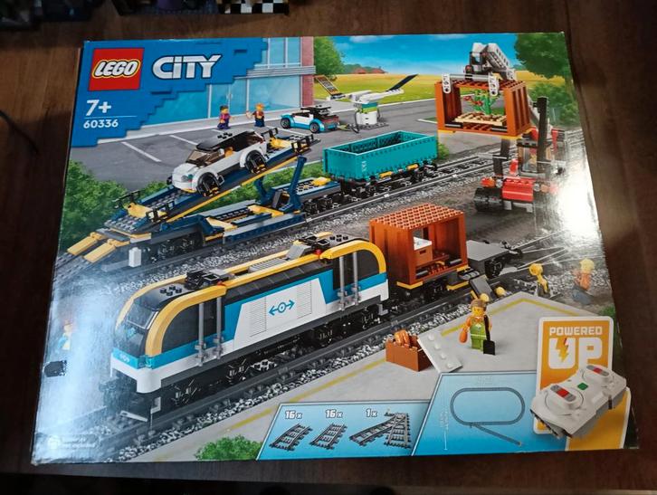 LEGO City 60336 Goederentrein, Kinderen en Baby's, Speelgoed | Duplo en Lego, Zo goed als nieuw, Lego, Complete set, Ophalen of Verzenden