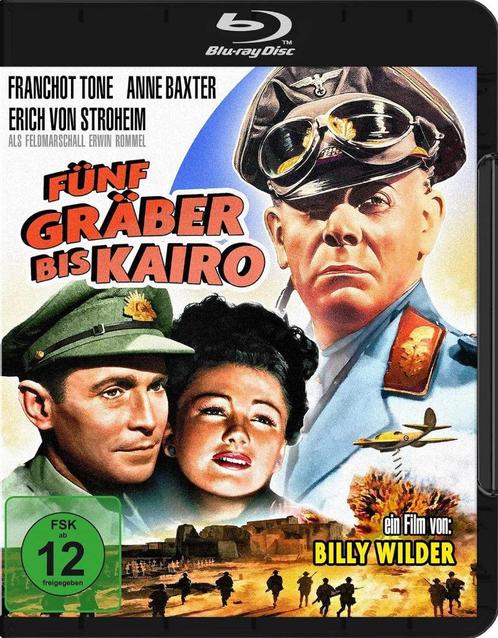 blu-ray Five Graves To Cairo [Billy Wilder], Cd's en Dvd's, Blu-ray, Zo goed als nieuw, Klassiekers, Ophalen of Verzenden