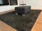 Vloerkleed kleur antraciet, Ophalen, Zo goed als nieuw, Rechthoekig, 200 cm of meer