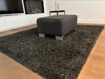 Vloerkleed kleur antraciet beschikbaar voor biedingen