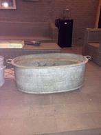 Zinken was teil, Tuin en Terras, Bloembakken en Plantenbakken, Ophalen, Zo goed als nieuw, Metaal, 30 tot 60 cm