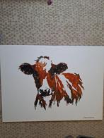 Koe schilderij op linnen 60x80, Ophalen