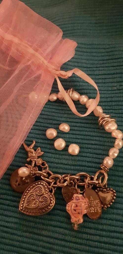 Armbandje van Pink Ribbon, Ophalen of Verzenden