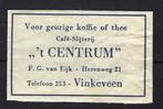 3050 Vinkenveen cafe slijterij 'T CENTRUM, Ophalen of Verzenden, Nederland
