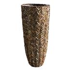Staande schelpvaas – 90 cm – Decoratieve vaas op de grond, 40 cm of meer, Rond, Nieuw, Aardewerk