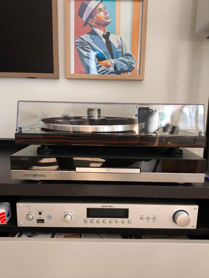 Rotel RA-11 Versterker - Zilver, Audio, Tv en Foto, Versterkers en Receivers, Gebruikt, Stereo, Minder dan 60 watt, Overige merken