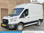 Ford Transit 130pk L2H3 Cruise Airco Camera parkeersensoren, Auto's, Bestelauto's, Voorwielaandrijving, Stof, Zwart, 4 cilinders