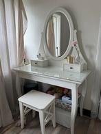 IKEA HEMNES make-up tafel wit, Huis en Inrichting, Tafels | Kaptafels, Ophalen, Zo goed als nieuw