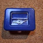 Spaarpot kluis, Ophalen of Verzenden, Gebruikt, Metaal of Blik, Overige thema's