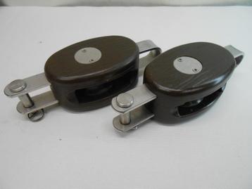 Blokken / Katrollen, Enkelschijfs + hondsvot, 12 - 14 mm beschikbaar voor biedingen