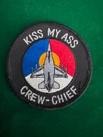 RNLAF F-16 Roundel patch 323 squadron, Ophalen of Verzenden, Gebruikt, Patch, Badge of Embleem