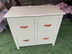 Vintage stijl Ladekast Lichtgroen commode, Ophalen, Minder dan 50 cm, Gebruikt, 1 of 2 laden