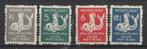 R82-R85 1929 Vierz, roltanding kind MH, Ophalen of Verzenden, T/m 1940, Gestempeld