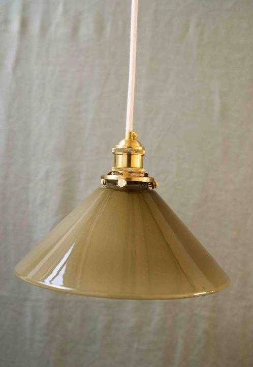Pera vintage pedant lamp, Huis en Inrichting, Lampen | Hanglampen, Zo goed als nieuw, 50 tot 75 cm, Glas, Metaal, Ophalen of Verzenden