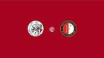 2 Tickets | Ajax - Feyenoord | Vak 407 | Top Plekken, Tickets en Kaartjes, Losse kaart, Twee personen, December