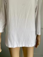H598 Juffrouw Jansen: maat 42=L top t-shirt wit, Wit, Maat 42/44 (L), Ophalen of Verzenden, Zo goed als nieuw