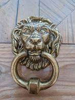 Zwaar bronzen Leeuw Deurklopper, Antiek en Kunst, Ophalen of Verzenden