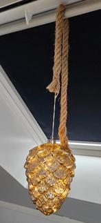 Dennenappel met lichtjes (20 cm hoog), Ophalen, Zo goed als nieuw