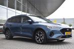 Ford Focus Wagon 1.0 EcoBoost Hybrid Active X | Climate Cont, Stof, Gebruikt, Euro 6, Blauw