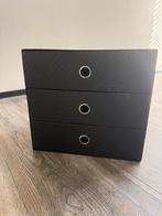 IKEA PALLRA Mini-kist met 3 laden, 33x26 cm, zwart, Minder dan 50 cm, 50 tot 100 cm, Ophalen of Verzenden, Zo goed als nieuw