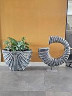 Bloembak en accessoire, Tuin en Terras, Ophalen of Verzenden, Zo goed als nieuw, Rond, Minder dan 60 cm
