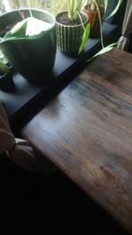 Vintage industrieel landelijke kloostertafel eettafel, Huis en Inrichting, Ophalen, Industrieel vintage landelijk klassiek, 50 tot 100 cm