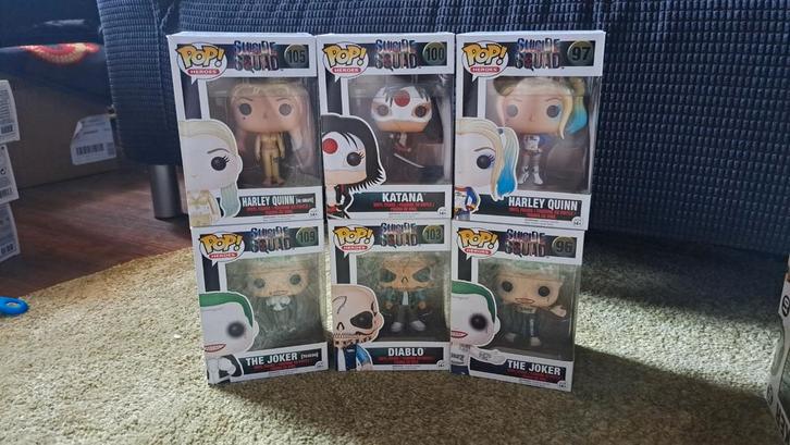 Suicide Squad Pop Funkos, Verzamelen, Poppetjes en Figuurtjes, Zo goed als nieuw, Ophalen of Verzenden