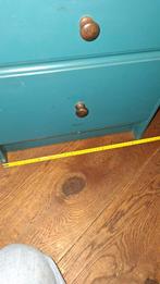 Petrol blauw bureau - 150x60x73 cm, Ophalen of Verzenden, 50 tot 75 cm, 50 tot 100 cm