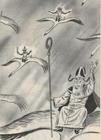 Retro reclame 1952 Swan zakdoeken Sinterklaas & Pieten, Verzenden, Overige typen