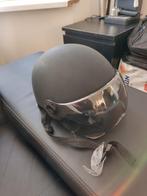 Scooter Helm met Vizier, Fietsen en Brommers, Brommerhelmen, Ophalen of Verzenden, Gebruikt, Medium
