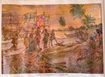 Columbus neemt Guanihanie in bezit, 12 oktober 1492, Ophalen of Verzenden, Geschiedenis