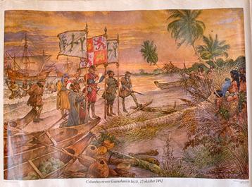 Columbus neemt Guanihanie in bezit, 12 oktober 1492 beschikbaar voor biedingen