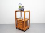 Vintage trolley/ Audio meubel | Massief teakhout | Dyrlund, Ophalen, ., Dyrlund, 75 cm of meer