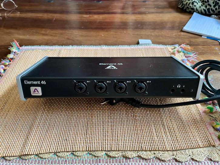 Apogee Element 4/6 Audio Interface 300 euro last kans, Audio, Tv en Foto, Professionele Audio-, Tv- en Video-apparatuur, Gebruikt