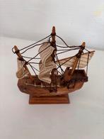 Houten Model Drie Master - 10cm, Ophalen of Verzenden
