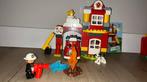 Duplo brandweer set, Ophalen, Zo goed als nieuw, Duplo