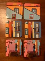 nieuw 6 onderzetters Portugal Lissabon Toranja portugees, Ophalen of Verzenden, Nieuw, Glas of Kopje