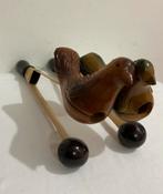 Vietnamees handmuziekinstrument van hout en bamboe, Vogels, Ophalen of Verzenden, Zo goed als nieuw